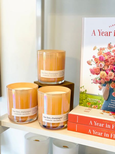 But First, Champagne! Coconut Soy Candle