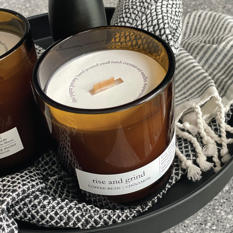 Rise + Grind Coconut Soy Candle
